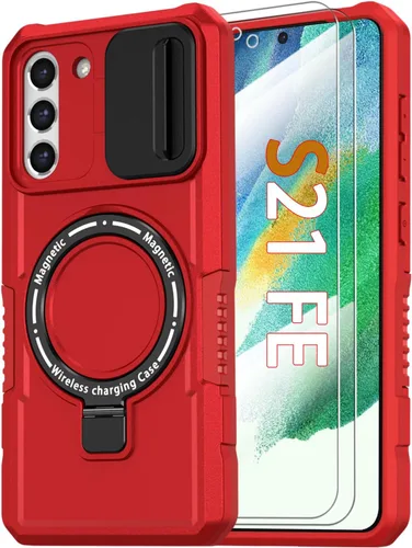 Miniatura 51 de Funda magnética para Samsung Galaxy Note 20 Ultra con soporte de anillo [con protector de pantalla] [Compatible con carga inalámbrica MagSafe] Funda