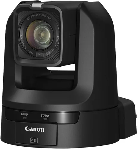 Miniatura 3 de Canon Cámara CR-N100 4K NDI PTZ con zoom de 20x (negro satinado) (6527C001) + cable HDMI + 6 bridas de cable de colores surtidos + cable de red +
