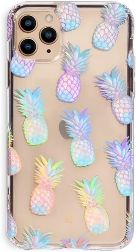 Miniatura 9 de Velvet Caviar Funda brillante iridiscente para iPhone 11 Pro Max, funda protectora estética para mujer (cuarzo rosa rosa)