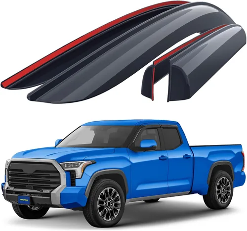 Miniatura 14 de Goodyear Deflectores de ventana inastillables para Honda Civic 2022-2026 Sedán, protectores de lluvia con cinta, viseras de ventana, visera