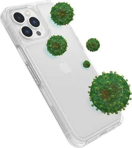 Miniatura 7 de OtterBox Symmetry Clear Series - Funda para iPhone 13 Pro Max y iPhone 12 Pro Max (solamente), embalaje no minorista, transparente