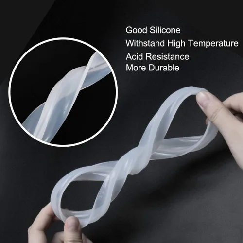 Miniatura 5 de uxcell Anillo de sellado de junta de silicona para ollas a presión universales con accesorio, diámetro interior del anillo de sellado: 6.3 pulgadas