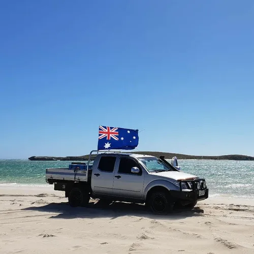 Miniatura 8 de XIFAN Bandera de Australia prémium de 3 x 5 pies, para exteriores, grande, de doble cara, resistente, nailon 210D, bordado, estrellas, bandera