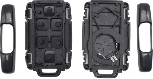 Miniatura 4 de 2 fundas para llavero de automóvil con control remoto sin llave, para Chevy Tahoe Suburban GMC Yukon M3N-32337100 (negro)