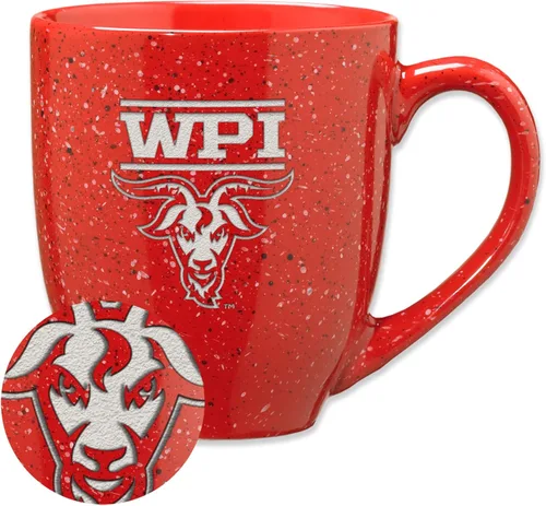 Miniatura 64 de Rico Industries NCAA Virginia Tech Hokies Maroon - Taza de café de cerámica grabada con láser, color del equipo, 16 onzas