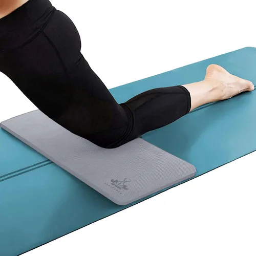 Miniatura 10 de Almohadillas cojín para rodillas de yoga antideslizantes de Heathyoga, esterilla para rodillas para trabajo de jardinería y patio, cojín almohadilla