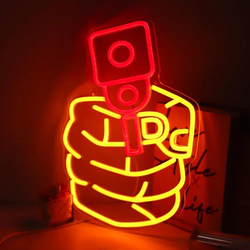 Miniatura 11 de Lámpara de libro de lectura fantasma, letrero de neón de fantasma de lectura, letrero de neón LED para sala de lectura, libro de lectura colgante