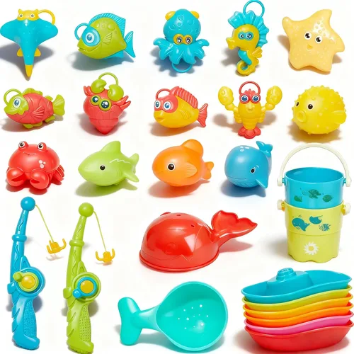Miniatura 8 de Juguetes de baño para bebés de 1 a 3 años, 16 unidades, fácil de limpiar, sin moho, juguetes de baño para niños pequeños de 2 a 4 años, juguetes