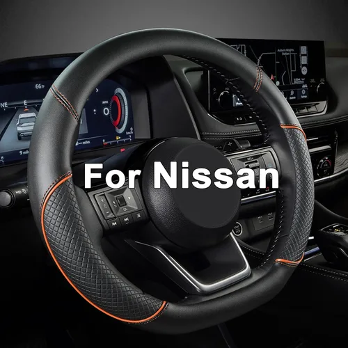 Miniatura 13 de GIANT PANDA Funda de volante en forma de D para Nissan Rogue Kicks - Funda para volante de automóvil personalizada para Nissan Altima Sentra