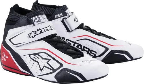 Miniatura 3 de Alpinestars Tech 1-T V3 - Zapatos de conducción SFI - Talla 7.5 - Negro/Gris Frío/Amarillo (2710122-1055-7.5)