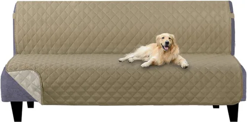 Miniatura 73 de U-NICE HOME Funda de sofá reversible para perros con correas elásticas, resistente al agua, protector de muebles para mascotas, funda de sofá