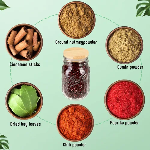 Miniatura 5 de 40 tapas de bambú para frascos de conservas, 20 tapas para tarros de conservas, boca regular, 20 piezas de boca ancha, reutilizables, de madera