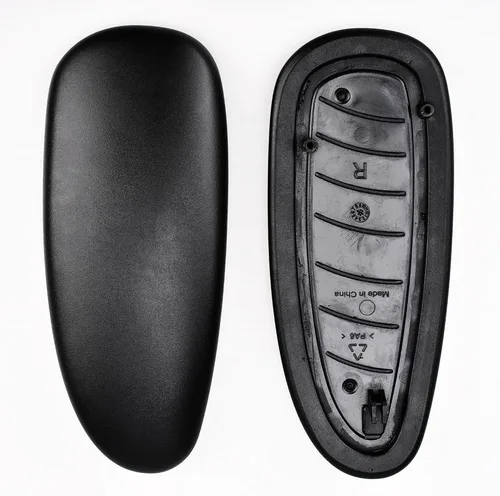 Miniatura 7 de MingYi.office Almohadillas de repuesto para silla de oficina Humscale Liberty, para brazo fijo y ajustable en altura, vinilo negro (1 par).