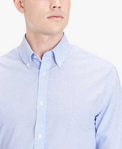 Miniatura 3 de Tommy Hilfiger Camisa de vestir para hombre, ajuste delgado, sin planchado, guinga