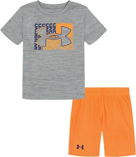 Miniatura 155 de Under Armour baby-girls Ua Terrazzo Leopard Heart SetShort Set