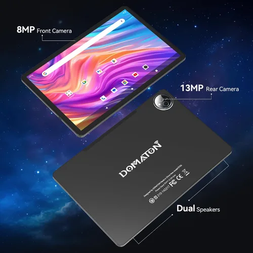 Miniatura 7 de Tablet de 11 pulgadas, tableta Android 15 2026 con 16 GB de RAM 128 GB ROM 1 TB expandible Octa-Core, tabletas WiFi 5G, tabletas 2 en 1 con teclado