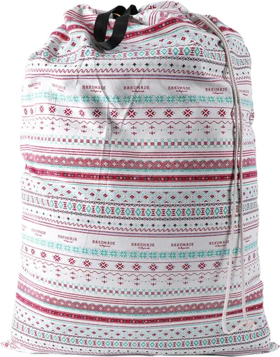 Bolsa de lavandería SWISSELITE con asa y cordón, bolsa de lavandería grande y resistente, 28 x 40 pulgadas, bolsa de ropa sucia para viajes para