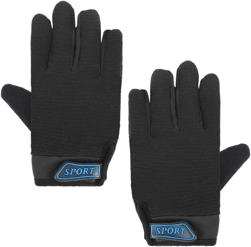 Miniatura 2 de Accmor Guantes de ciclismo para niños, transpirables, antideslizantes, guantes de dedo completo para niños, ciclismo, escalada, equitación, ciclismo