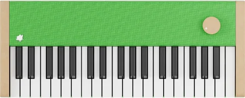 Miniatura 7 de Piano digital Loog - teclado portátil para principiantes con sonido de grado músico, instrumento musical educativo recargable MIDI a través de USB-C