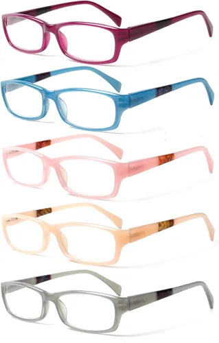 Miniatura 8 de Kerecsen - Lentes para computadora y lectura, para mujer, con bloqueo de luz azul, diseño moderno con estampados, ideales para lectura y uso diario