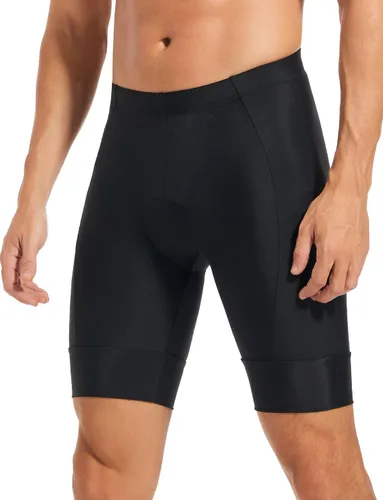 qualidyne Pantalones cortos de ciclismo para hombre, con acolchado 4D, pantalones cortos de ciclismo para ciclismo en carretera, UPF 50+, bolsillos