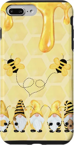 Miniatura 12 de Carcasa divertida para iPhone 16 con diseño de gnomos de abejorros para Halloween