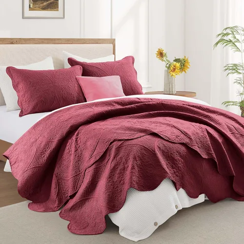 Miniatura 16 de MOONLIGHT20015 Edredón tamaño King (106 x 96 pulgadas) con 2 fundas de almohada (20 x 36 + 2 pulgadas) para todas las estaciones, juego de cama Azul