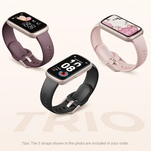 Miniatura 7 de Pulsera de fitness para mujeres y hombres, reloj inteligente con monitor de oxígeno en sangre, frecuencia cardíaca 24/7, monitor de sueño, calorías