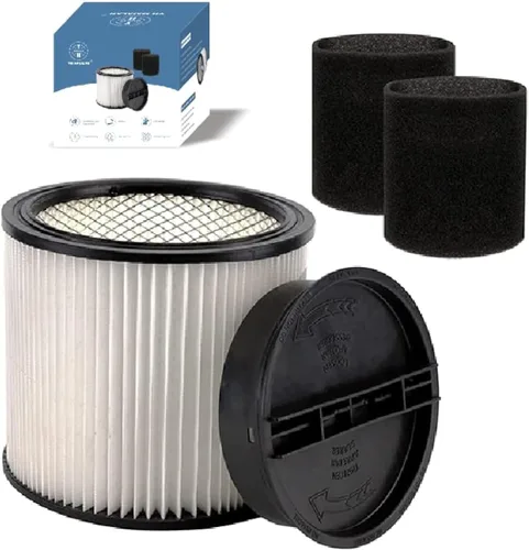 Filtro de repuesto para filtros Shop Vac 90304 90585 Filtro Shop Vac húmedo y seco - Perfecto para aspiradora húmeda y seca Filtros Shop Vac de 5