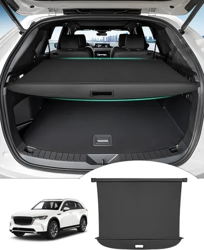 Miniatura 65 de Powerty Cubierta de Carga para Accesorios Kia Sportage 2023-2025 2026, Textura de Lona Cubierta Retráctil para Maletero Trasero de Carga de Equipaje
