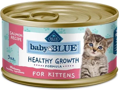 Miniatura 13 de Blue Buffalo Baby Blue - Alimento húmedo natural sin granos para gatitos, fórmula de crecimiento saludable con DHA, paté de pollo alto en proteínas