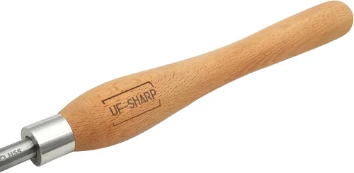 Miniatura 7 de Gubia de tazón de 1/2 " para torno de madera, herramientas de torneado de madera M2 Cryo HSS con mango de madera de haya (1/2 pulgada)