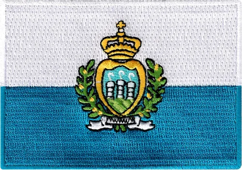 Miniatura 97 de Cypress Collectibles - Parche de bandera de Italia - Apliques bordados - Parches termoadhesivos de país europeo - Dimensiones: 3.5" x 2.5