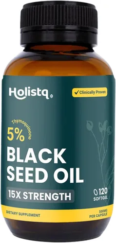 Miniatura 9 de Holistiq Aceite de Semilla Negra Orgánico Prensado en Frío en Gotas 3% Timoquinona Sin OMG y Vegano Aceite de Comino Negro Prensado en Frío