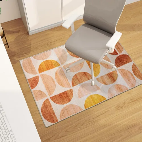 Miniatura 79 de chakme Tapete para silla de oficina para suelo de madera dura, 48 x 36 pulgadas, protector de escritorio de computadora de fácil deslizamiento