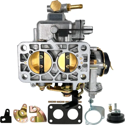 Miniatura 4 de Carburador de 2 barriles para Weber 32/36 DFEV 32x36 para VW Bug 1976-1983 Mazda B2600 Fiat 124/131 Carb con estrangulador eléctrico para caravana