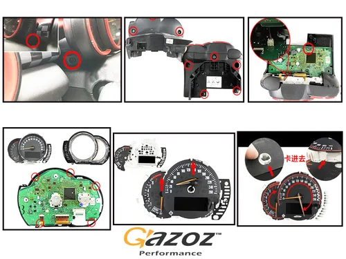 Miniatura 5 de Racimo de instrumentos de carreras RPM+Speedo para Mini Cooper S F54 F55 F56 F57 F58 F59