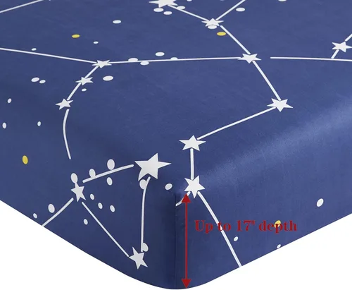 Miniatura 5 de Marina Decoration Ropa de cama ultra suave y sedosa con bolsillo profundo con estampado rico de rayón derivado de bambú para todas las estaciones