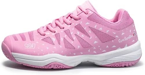 Miniatura 2 de Jakcuz Zapatos de tenis de bádminton para hombres y mujeres zapatos de raqueta tenis de voleibol para entrenamiento de cancha en interiores