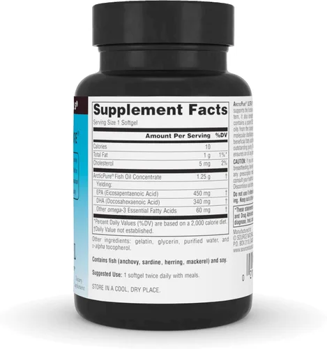Miniatura 3 de Source Naturals ArcticPure Ultra Potency 850 mg Aceite de pescado Omega-3 - 30 cápsulas blandas