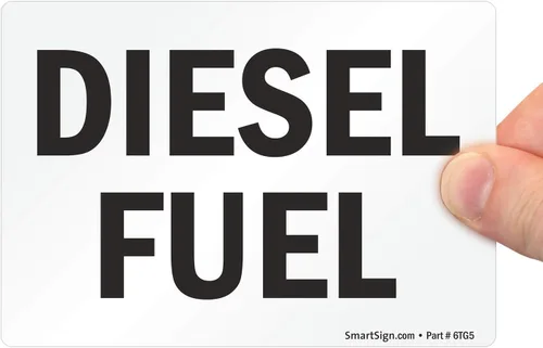 Miniatura 9 de SmartSign Letrero "Diesel Combustible" Aluminio de 7" x 10