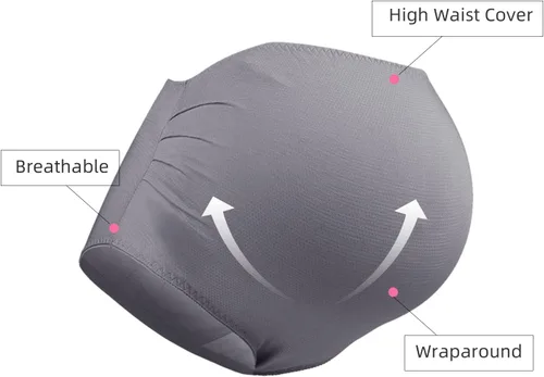 Miniatura 3 de Maternity Underwear Over Bump High Waist Full Coverage Pregnancy Panties Belly Support Maternity Clothes for Women