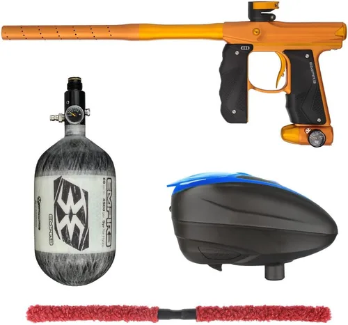 Miniatura 17 de Action Village Empire Mini GS TP Contender Kit de pistola de paintball con tanque 68/4500 Negro Polvo/Negro Polvo