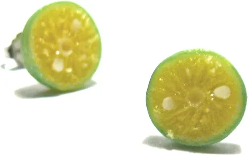 Miniatura 7 de Pendientes Calamansi Lime Stud - Tiny Food Jewelry
