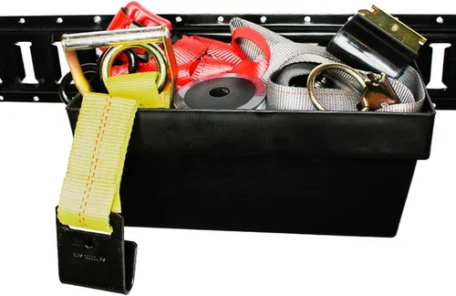Miniatura 6 de DC Cargo Mall Gran contenedor de almacenamiento E Track – Organizador de canasta E Track resistente – Accesorios E Track compactos para remolques