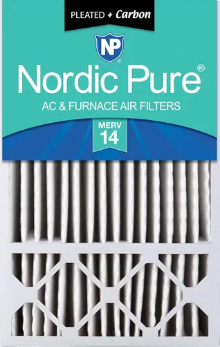 Miniatura 16 de Nordic Pure 16x25x5 (15_3/4 x 24_3/4 x 4_3/8) Filtros de aire de repuesto MERV 12 para Honeywell/Lennox, paquete de 2