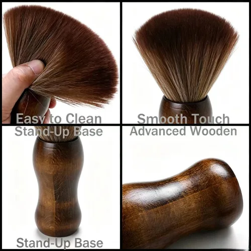 Miniatura 7 de Cepillo para el cuello de peluquero – Borogo 3 piezas profesional de peluquería grande para cortar el cabello, herramienta de peinado
