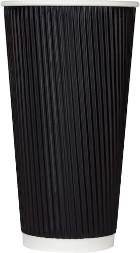 Miniatura 30 de Karat Taza de papel para café expreso de 4 oz, 1000 unidades, taza desechable para enjuague bucal, para bebidas calientes y frías, blanca (C-K504W)