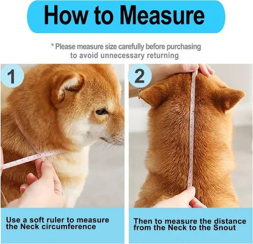 Miniatura 5 de Supet - Collar de cono para perro ajustable después de la cirugía, collar y cono de recuperación para mascotas cómodo y práctico, para perros