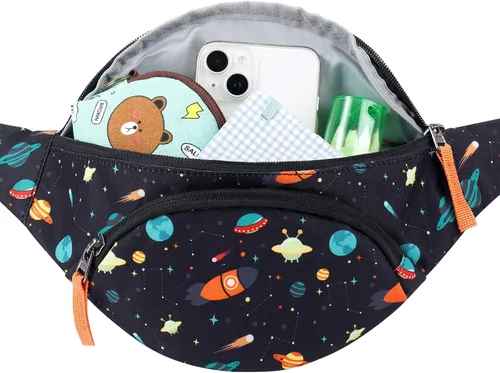 Miniatura 6 de Choco Mocha Riñonera pequeña para niños, negro (SPACE-BLACK), Casual